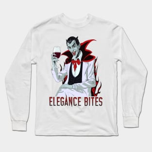 Vampire-tasting blood Long Sleeve T-Shirt